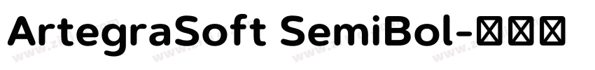 ArtegraSoft SemiBol字体转换